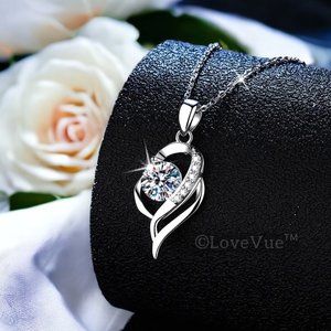 Certified 0.5ct. t.w. Diamond Forever Love Heart Necklace VVS1 GRA Certified